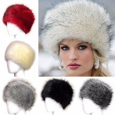 Chapeau Faux Fourrure Russe