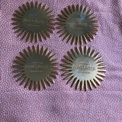 Lot sous verres - de, champagne