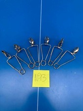 LOT DE 6 PINCE A ESCARGOT INOX 15 CM POUR PLATS POELONS COQUILLES n°13C