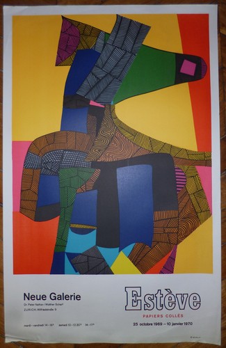 Maurice estève affiche - estève,