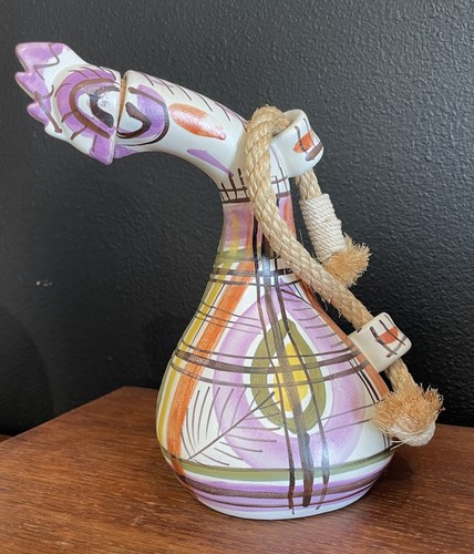 Vase bouteille coq vintage - vase,