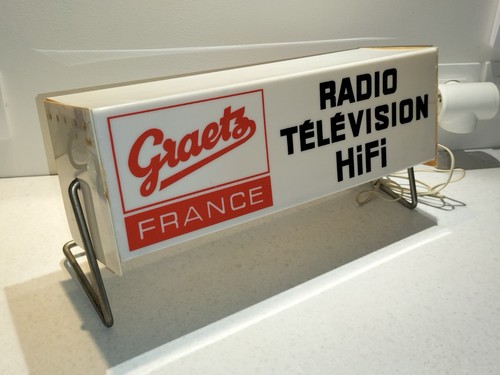 Lampe publicitaire graetz - lampe,