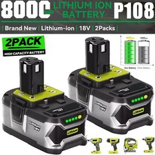 2X 18V 8,0Ah pour RYOBI One+