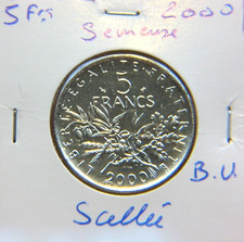 5 francs Semeuse 2000  BU/FDC
