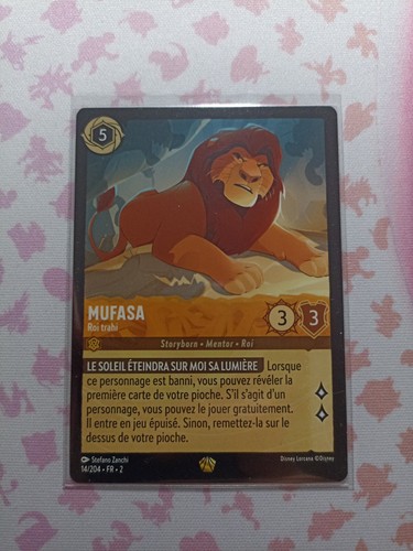 Carte lorcana tcg disney - carte,