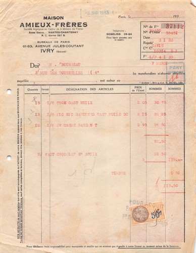 1933 maison amieux - 1933, freres