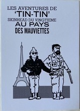 Pastiche tintin pays - cp,