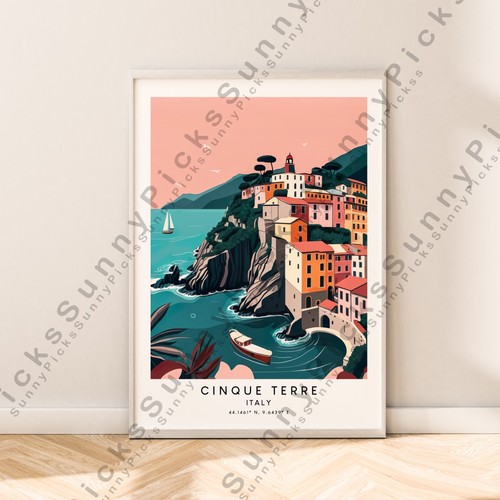 Cinque terre italie mural - italie,