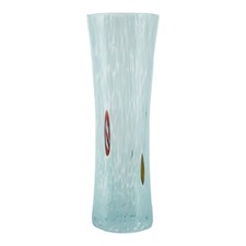 Murano Vase en Verre Bleu