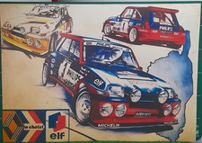 renault 5 turbo - tour de corse -  AFFICHE POSTER