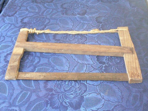 Ancienne scie bois buches - ancienne,