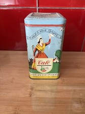 Ancienne boîte Pâtes LSK CSKI Chanson " Il pleut bergère " 1kg No Banania