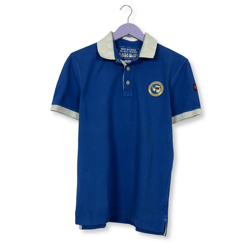 Polo napapijri bleu uni - polo,