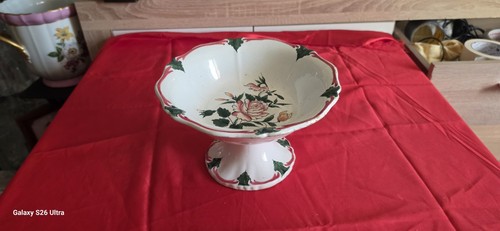 Ancien compotier faience de - faience,