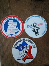 Lot de 3 autocollant militaire