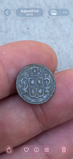 Bouton napoleon 1er argent
