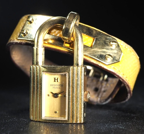 Hermes kelly gold swiss - kelly, qz