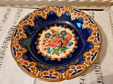 COUPE EMAUX LONGWY  MODELE RENAISSANCE DECOR CHEVALLIER REHAUSSÉ J.M AM F.3303