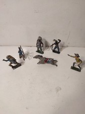 LOT DE 6 FIGURINE PLOMB