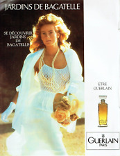 publicité Advertising 0723  1992   se découvrir Jardins Bagatelle Guerlain  eau