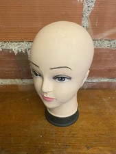 Tête De Mannequin Chauve Pour Chapeaux Vintage #C548