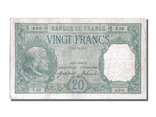 Billet france francs 20 - billet,, francs,