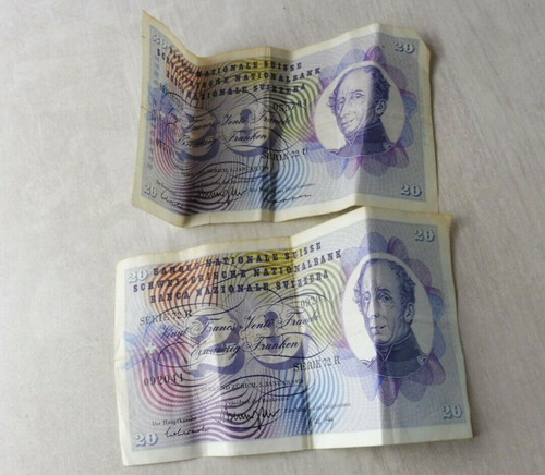 Lot anciens billets 20 - 2,