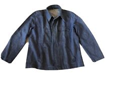 Ancienne veste de travail bleu ADOLPHE LAFONT SANFOR