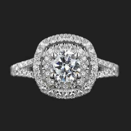 Bague fiançailles double - bague,