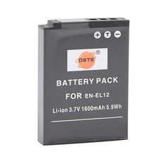 Rechange Batterie pour Nikon EN-EL12 Coolpix P300 P310 P330 P340 S31 S70 S610...
