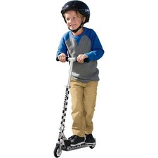 Trottinette pliable Enfant RAZOR A Checked Out Noir/Blanc