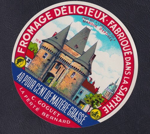 Ancienne étiquette fromage - ancienne,