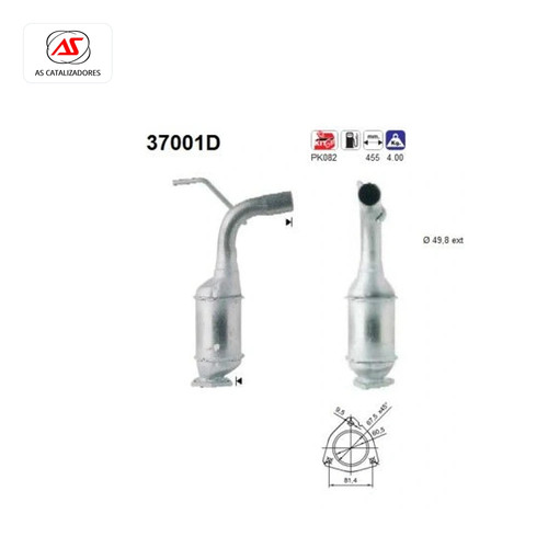 Catalyseur 37001d pour vw - as,