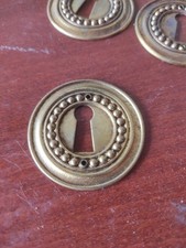 1  ENTRÉE DE CLÉ SERRURE DE MEUBLE en Laiton, D=4,5  cms 