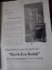HAWK EYE KODAK + verrier d'art