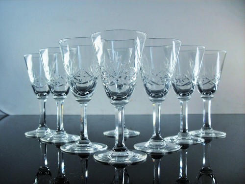 Anciennes verres vin - 10,