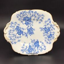 Plat Porcelaine Creil & Montereau Modèle Flora Lichen XIXème