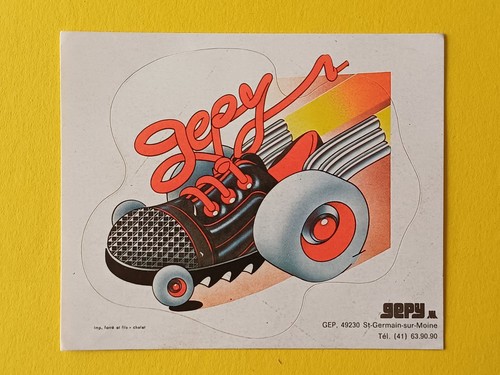 Sticker vintage gepy - sticker,