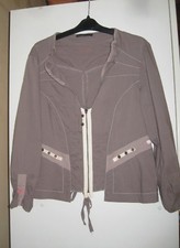 LMV- veste légère non doublée à manches longues - beige rosé- 42