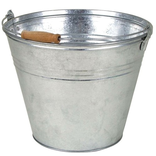 Seau zinc 10l avec manche - zinc,