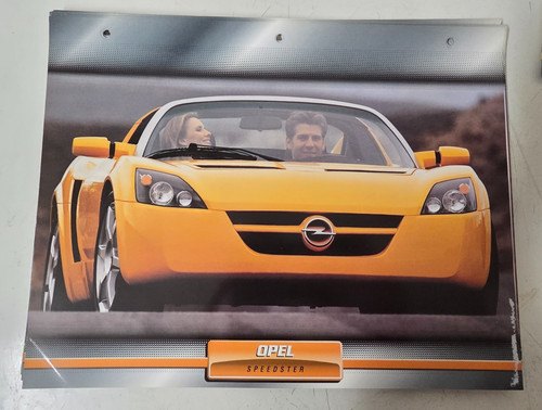 Opel speedster carte fiche - opel,