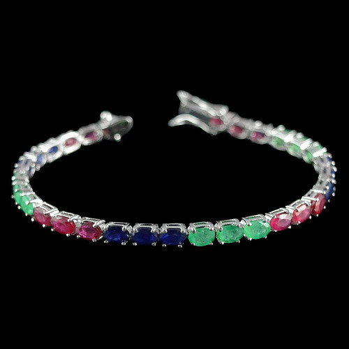 Bracelet tennis rubis - bracelet, en