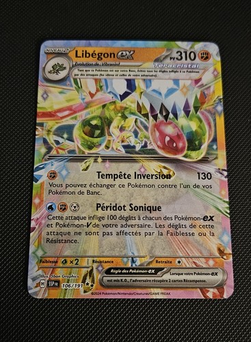 Carte pokémon libégon - carte,