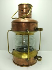 Lanterne de bateau en laiton et cuivre