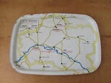 ANTAR PLATEAU PUBLICITAIRE TOLE PEINTE ANCIEN MERCIER plaque bidon huile garage