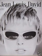 PUBLICITÉ DE PRESSE 1997 L'ORÉAL JEAN LOUIS DAVID COLORATION ET PERMANENTE