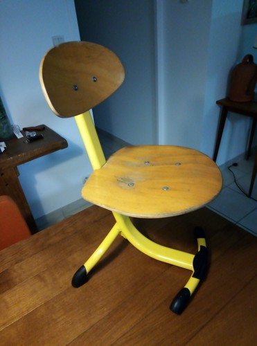 Rare chaise école - -chaise, d'école