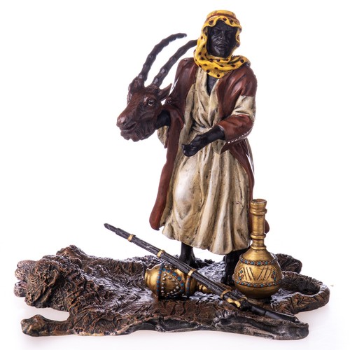 Sculpture marchand arabe - marchand,