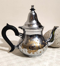 théière orientale chromée