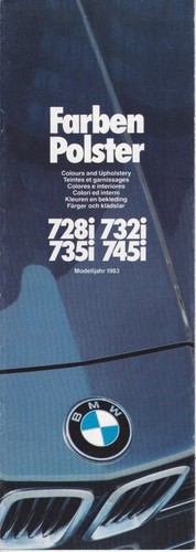 Catalogue brochure bmw 728i - catalogue,